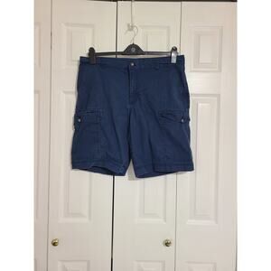 Izod saltwater size 34 men's blue stretch cargo pants